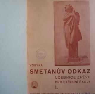 Smetanův odkaz Hudební výchova pro SŠ 1934